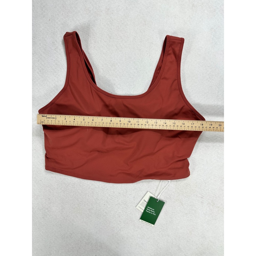 Halara Softlyzero Airy Crisscross Back Sports Bra Terracotta Red 2X NWT - Picture 5 of 5
